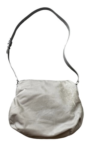 Marc By Marc Jacobs Preppy Natasha Black Nylon Crossbody Shoulder Bag Taupe - Picture 5 of 10
