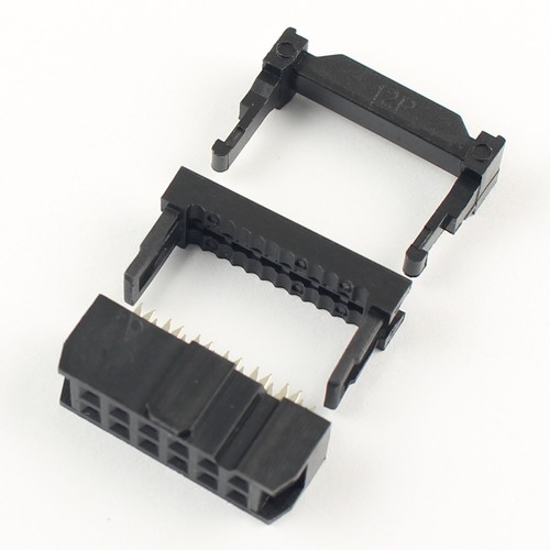 10Pcs 2.54mm Pitch 2x6 Pin 12 Pin IDC FC Female Header Socket Connector - Picture 3 of 4