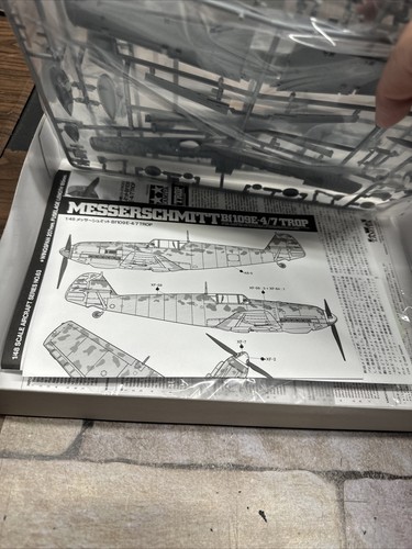 TAMIYA 1/48 Masterpiece Series No.63 MESSERSCHMITT Bf109E-4/7 TROP 61063 JDMPS - Picture 9 of 10