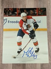 Mike Weaver Signed 8x10 Photo COA Florida Panthers Kings Blues Canadiens Canucks