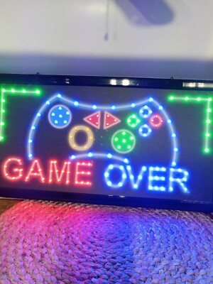 「 GAME OVER 」 LED 表示 ランプ インテリア s-l400.jpg