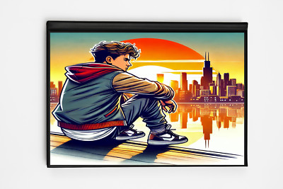   SketchMode  Rooftop Chill  A5 Sketchbook   Urban Sunset Art Journal