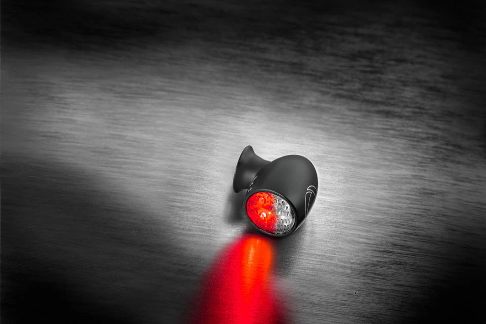 Kellermann Bullet Atto DF Rück-Bremslicht Blinker schwarz Glas 3in1 LED Mini - Bild 2 von 4