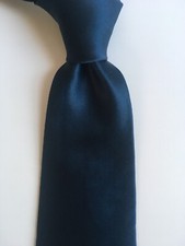 essante tie solid blue l 57" w 3.75" made in usa 100% silk necktie pa1034