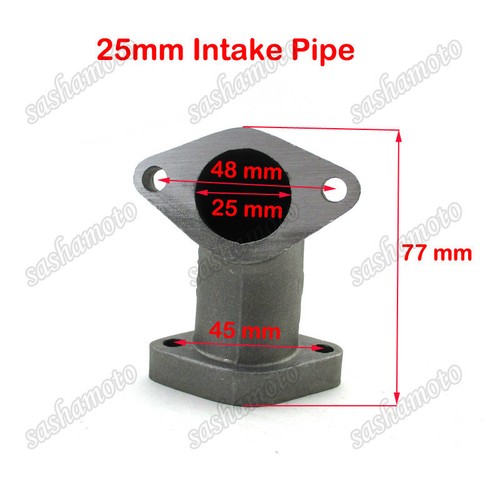 25mm Intake Pipe For SSR Thumpstar ATV Quad 125 140 150 160cc Pit Dirt Bike Sunl - Picture 2 of 5
