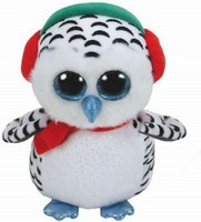 "Ty Glubschi Beanie Boos Schneeeule \"Nester\" 24 Cm Limitiert Weihnachten"