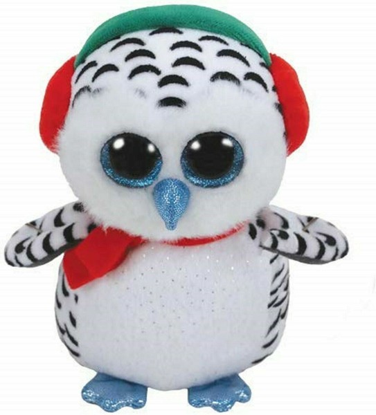 "Ty Glubschi Beanie Boos Schneeeule \"Nester\" 24 Cm Limitiert Weihnachten"-image