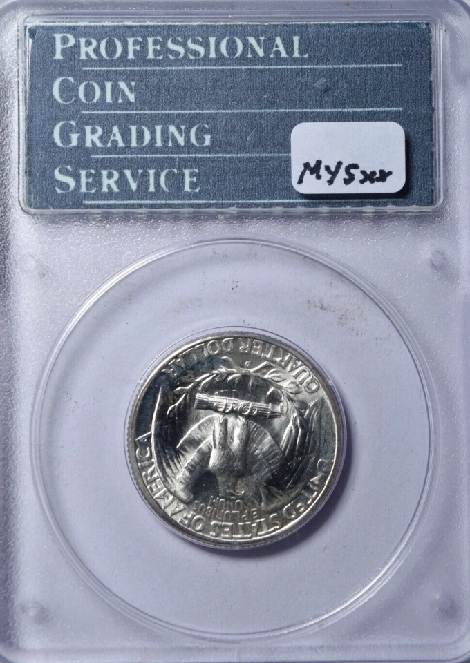 1939-D WASHINGTON QUARTER ~BLAST WHITE GEM IN IMMACULATE OGH RATTLER! PCGS MS64! - Image 2 of 4