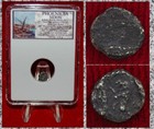 Ancient Coin PHOENICIA Sidon Galley King and Lion Silver 1/16 Shekel First Issue — photo 1