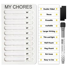 Dry Erase Chore Chart Kids Planning Boards Morning Routine Tracker Home Use