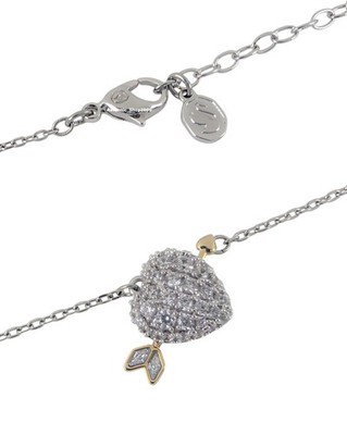 New 100% Authentic SWAROVSKI Idyllia Heart Arrow Pave Pendant Necklace 5737291