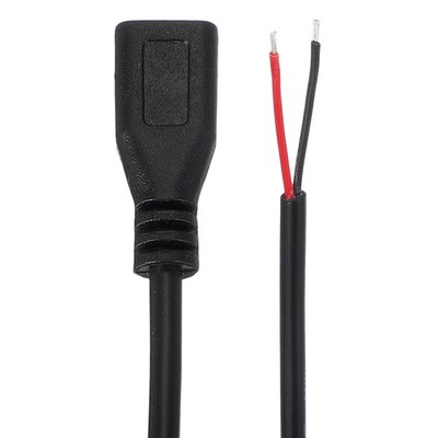 Für Micro USB 1M/3.3Ft Kabel mit 22AWG 12V 3A 2 Pin 4 Stück