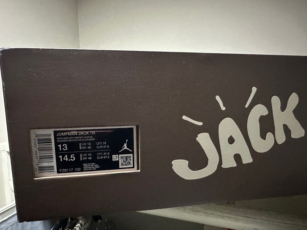 Size 13 - Travis Scott x Air Jordan Jordan Jumpman Jack TR Bright