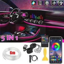 Led Car Interior Strip Light Atmosphere Neon Glow App-control Ambient Light Kit Led Car Interior Strip Light Atmosphere Neon Glow App-control Ambient Light Kit