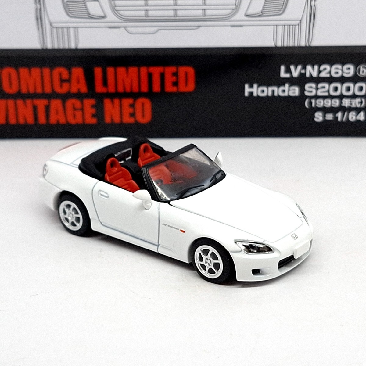 Tomica Limited Vintage NEO LV-N269b Honda S2000 1999 1/64 TOMYTEC