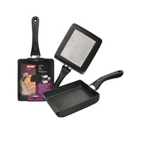 Ibili Tamagoyaki Bratpfanne Aluminium Schwarz 15X18Cm Antihaftbeschichtung