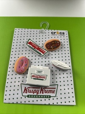 NEW CROCS Krispy Kreme 5 Pack Jibbitz Charms 10016432 Multi