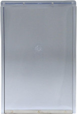 Ideal Pet Products Clear Vinyl Original Replacement Flap, Extra Large, 10.25" X