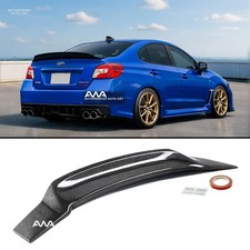 Fits 15-21 Subaru Wrx Sti Carbon Painted Duckbill High Kick Trunk Wing Spoiler Fits 15-21 Subaru Wrx Sti Carbon Painted Duckbill High Kick Trunk Wing Spoiler
