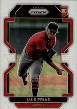2022 Panini Prizm Luis Frias #261 White Wave Prizm Arizona Diamondbacks 34J