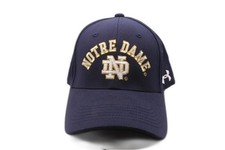 University Of Notre Dame Hat Cap Fitted Mens XL Blue NCAA Football Under Armour