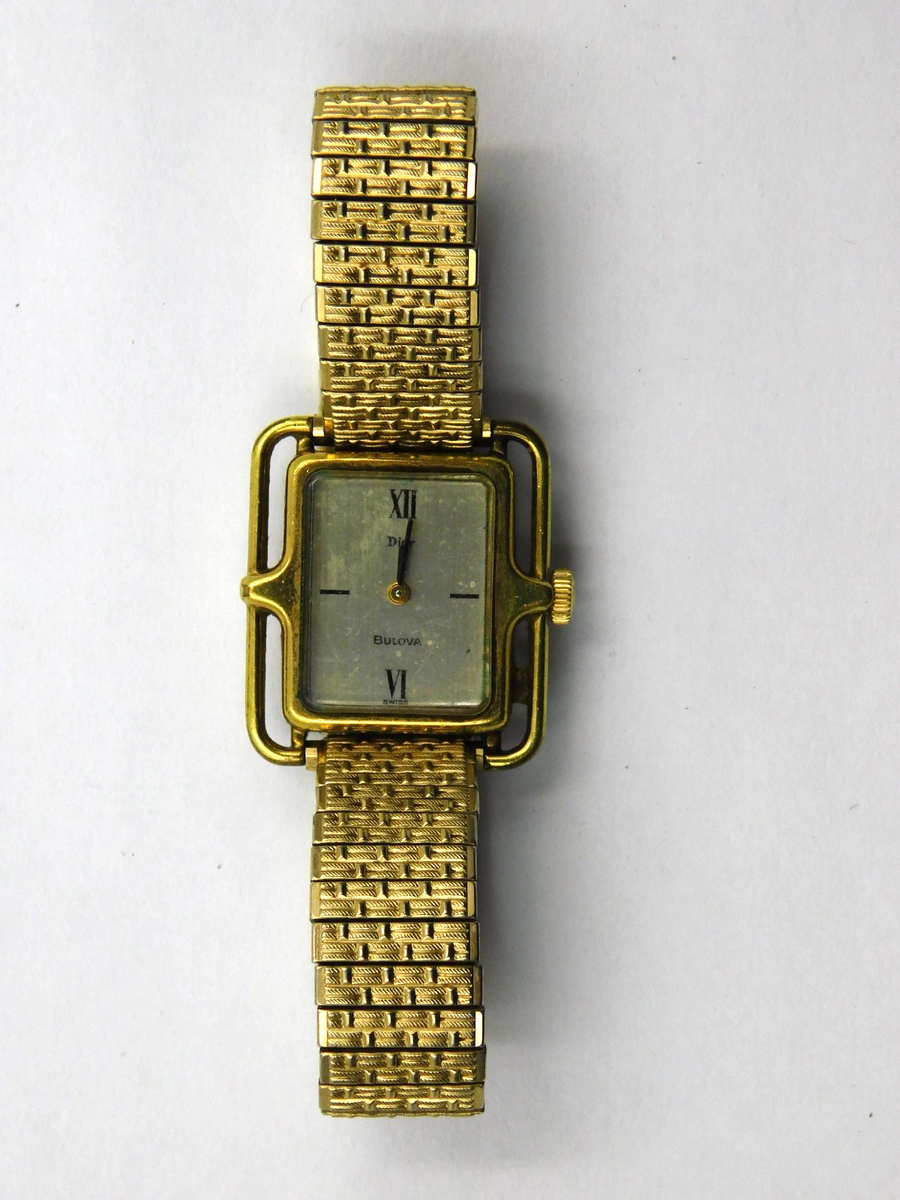 Vintage Bulova Christian Dior Cal. 5BD 23j Ladies Hand Wind Wrist