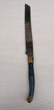 Couteau à pain Laguiole en acier inoxydable et résine mesurant 29 cm de longueur