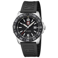 Luminox Pacific Diver Rubber Strap Black Dial Quartz Divers XS.3121.1 Mens Watch