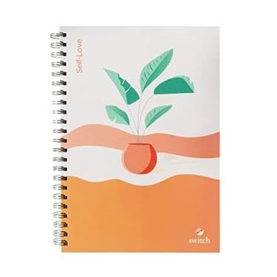 HARDCOVER- Self-Love Journal - 120 Pages - 91 Day Notebook and Se