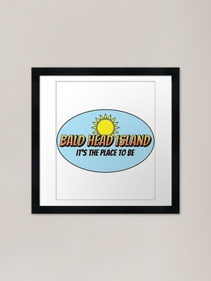 Glatzenkopf Insel Gerahmter Kunstdruck Gerahmtes Wandbild Poster Leinwanddruck Bild