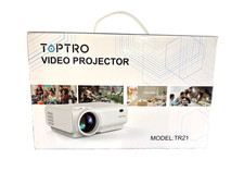 Toptro Video Projector Model TR21 Portable Bluetooth 1080P  New  Free Shipping