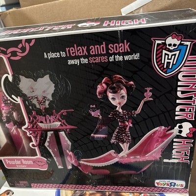 2011 Monster High DRACULAURA Doll w/Powder Room,- Toys R US Exc- Open Box- NEW