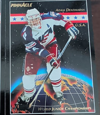 Pinnacle 1994 World Junior Championships #341 Adam Deadmarsh U.S.A. Hockey Card