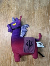 Fortnite DARK LLAMACORN 8” Stuffed Plush Llama Unicorn Sparkly Wings Horn 2019