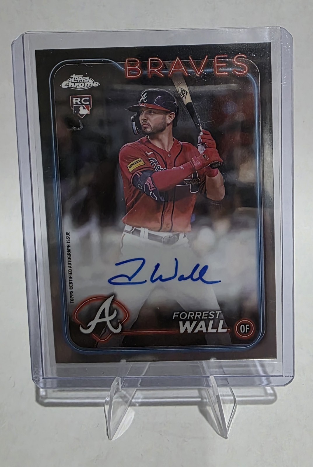 2024 Topps Chrome - Rookie Autographs Forrest Wall #RA-FW (AU, RC)