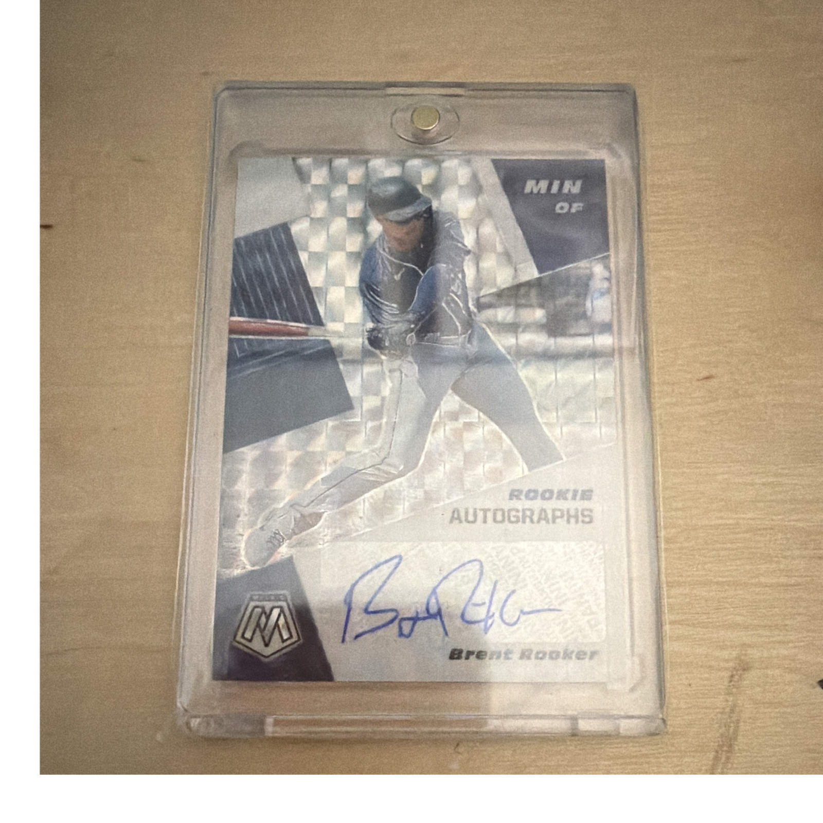 2021 Panini Mosaic Brent Rooker Rookie Auto Prizm #RAM-BR Minnesota Twins