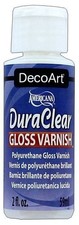 DecoArt DuraClear Poly Varnish Gloss Clear Finish 2oz