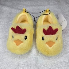 Wonder Nation Kids Duck Slippers Faux Fur Slip-On