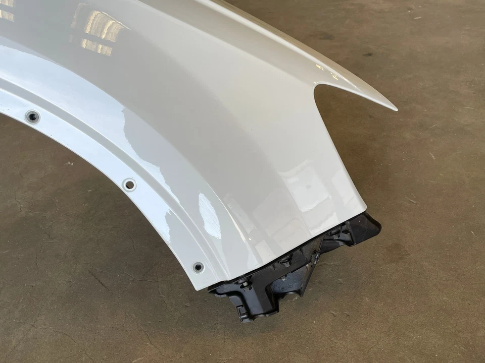 Audi Q7 2017 2018 2019 panel de guardabarros delantero derecho carcasa blanca 1625 OEM Foto 4 de 4