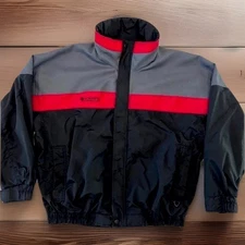 Columbia Bugaboo Jacket Mens XXL Black Gray Omni-Tech 3 in 1 Coat Outer shell