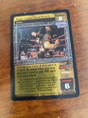 Regal Upper Class Punch WWE Raw Deal UR Summer Slam