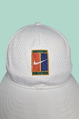 Nike Court / Challenge Court Cap Vintage 90s Logo Bestickt 