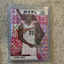 2019-20 Panini Mosaic - MVPs LeBron James #298 PINK CAMO PRIZM! - King James!