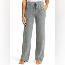 Barefoot Dreams L Cozy Chic Lite Patch Pocket Wide Leg Pants