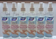 Disinfect Hand sanitizer Spray 75% Alcohol Antiseptic Isopropyl 6 Bottle 8oz