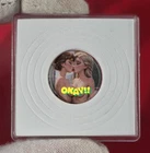 SEXY! Frozen Anna & Elsa 💋 1/10 troy oz .999 Fine Silver Colorized Bar Round
