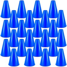 24 Pieces Cheer Megaphone for Sports Cheers Party Noisemaker Plastic Megaphon...