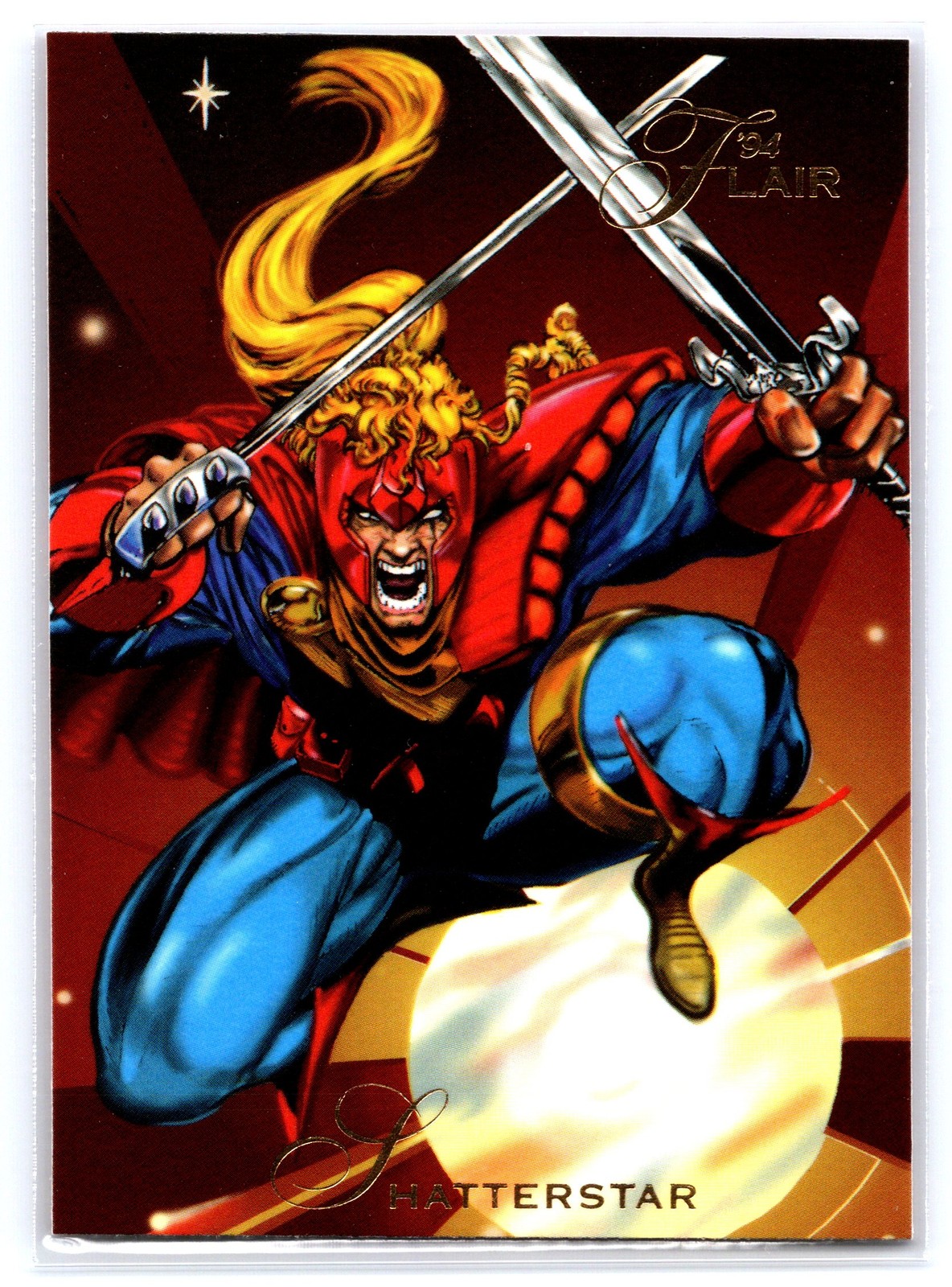 1994 Flair Marvel Annual #79 Shatterstar