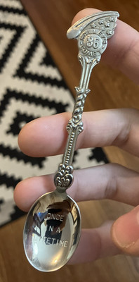 Silverplate, Halley's Comet 1986 Once in a Lifetime Souvenir Spoon, Excellent