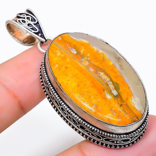 Pendentif Cœur Argent 925 Avec Pierre Grenat - Diamètre 2.03 Cm - Style Indien